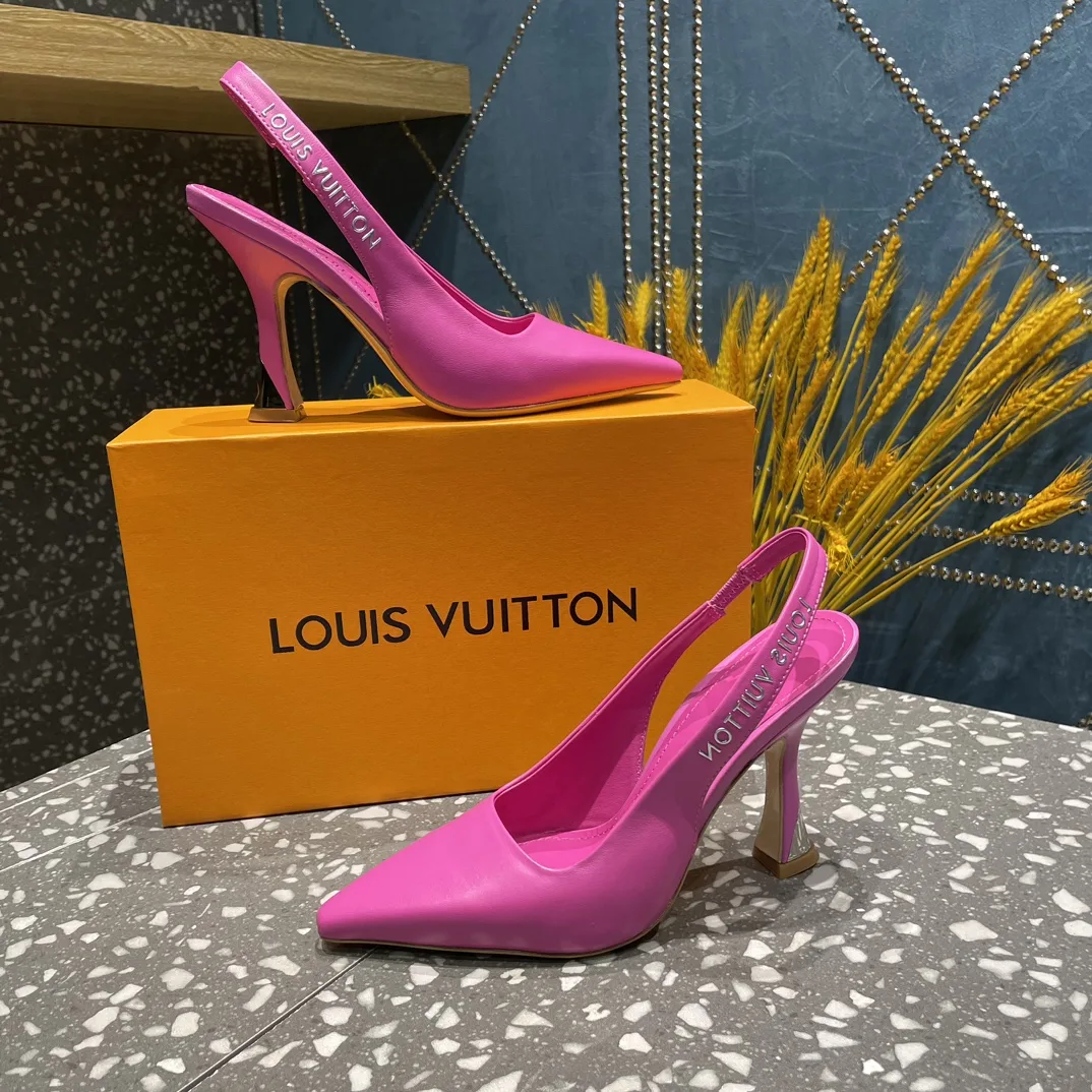 Louis Vuitton Sparkle Slingback Pump Pink - Image 3