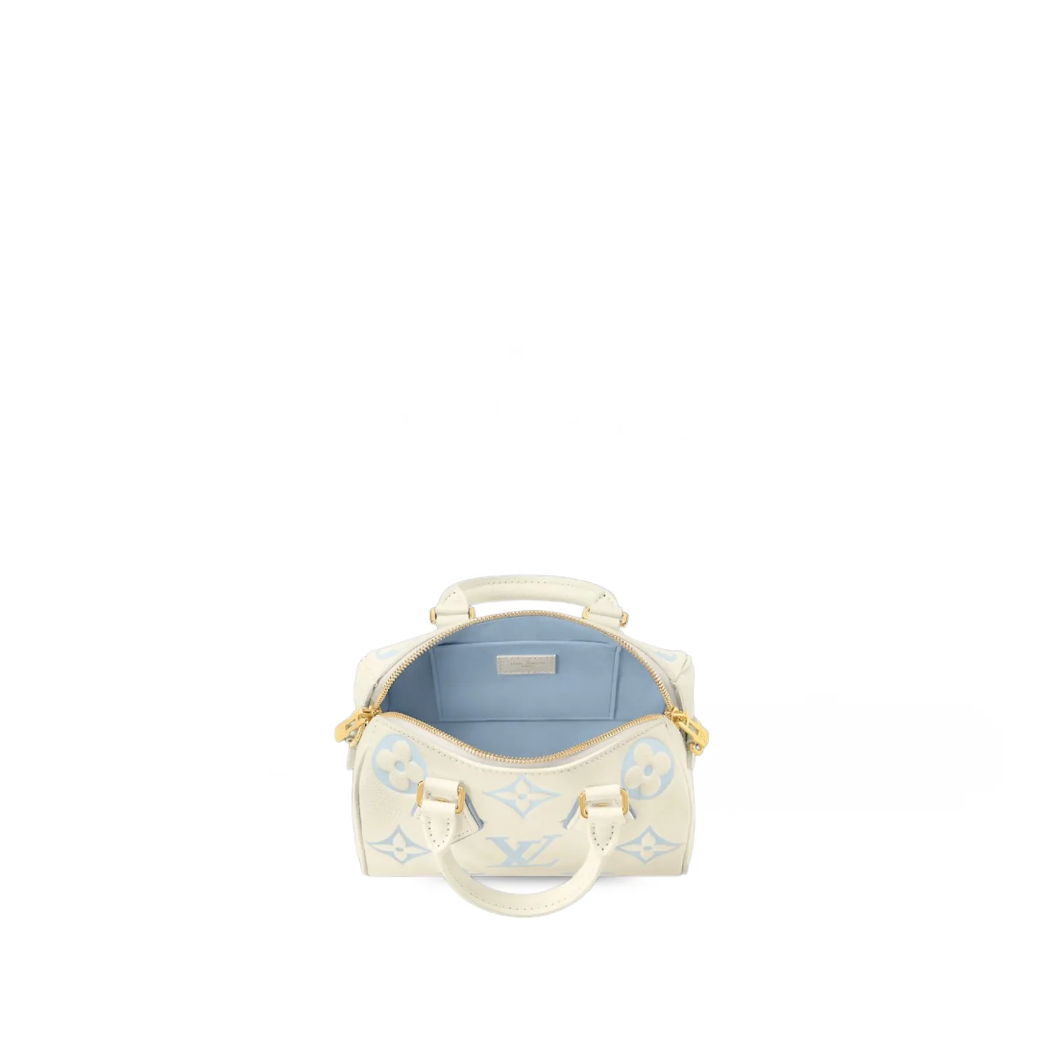 Louis Vuitton Speedy Bandouliere 20 Top Handle Bag / White Hardware - Image 5