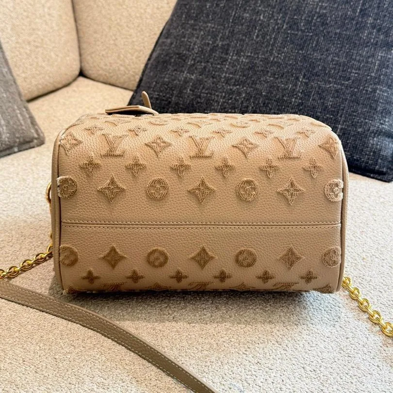 Louis Vuitton Speedy Bandouliere 25 Top Handle Bag / Light Brown - Image 9