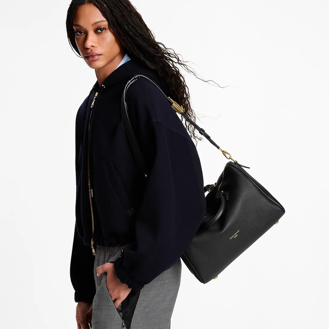 Louis Vuitton Speedy Soft 30 Low Key Black / - Image 3