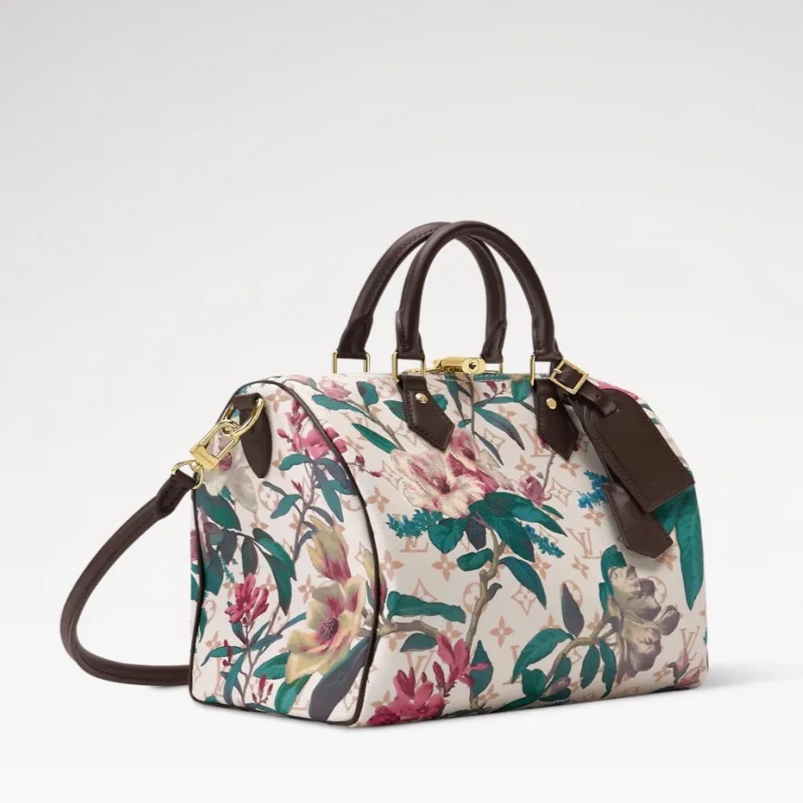 Louis Vuitton Speedy Soft 30 Top Handle Bag / Monogram Dune Gold Hardware - Image 5