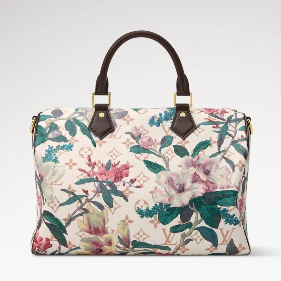 Louis Vuitton Speedy Soft 30 Top Handle Bag / Monogram Dune Gold Hardware - Image 4