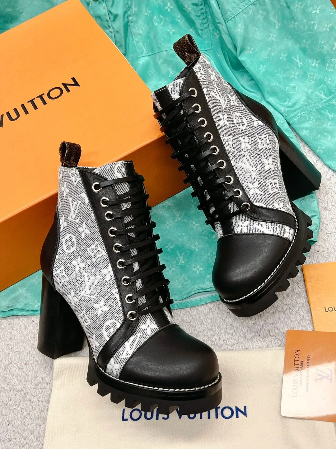 Louis Vuitton Star Trail Ankle Boots Grey 1AB2XH - Image 5