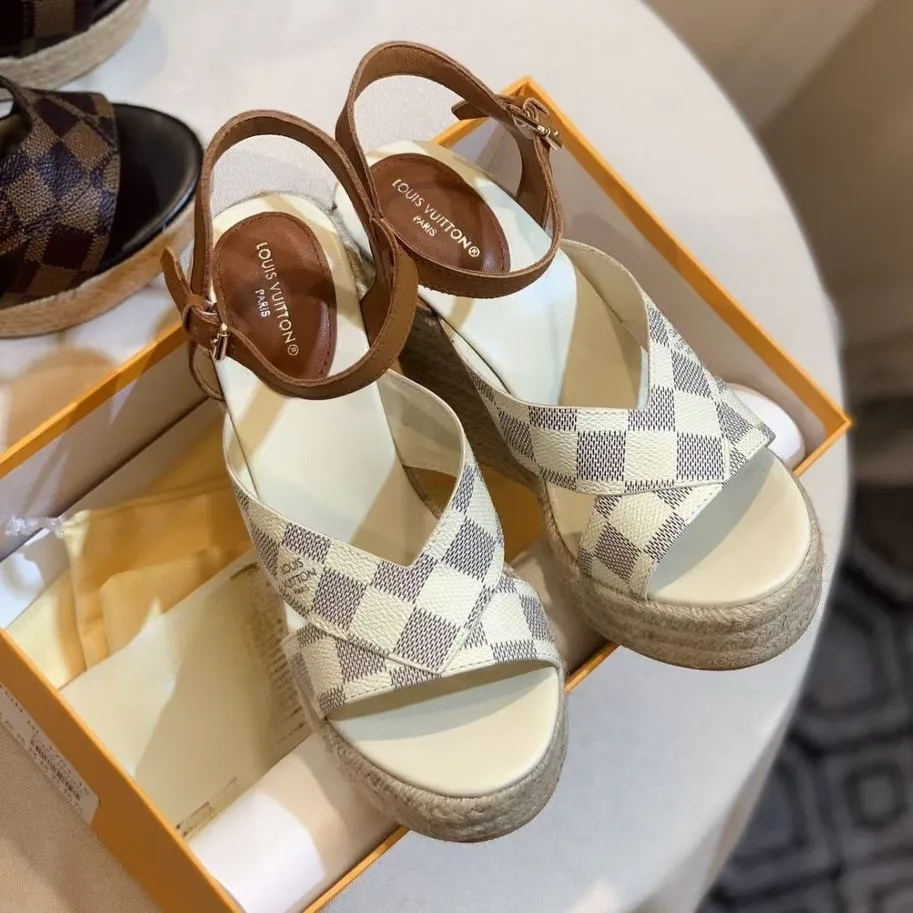 Louis Vuitton Starboard Wedge Sandal - 1AB2F1 - Image 3
