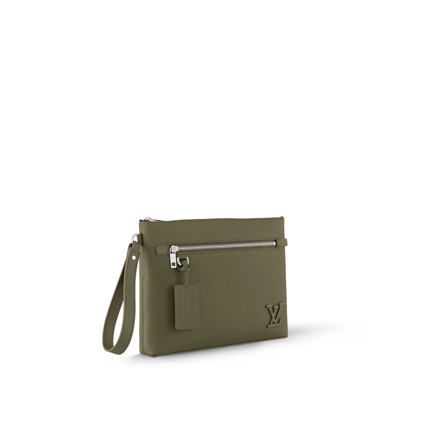 Alternative view of Louis Vuitton Takeoff Pouch Wallet Green /