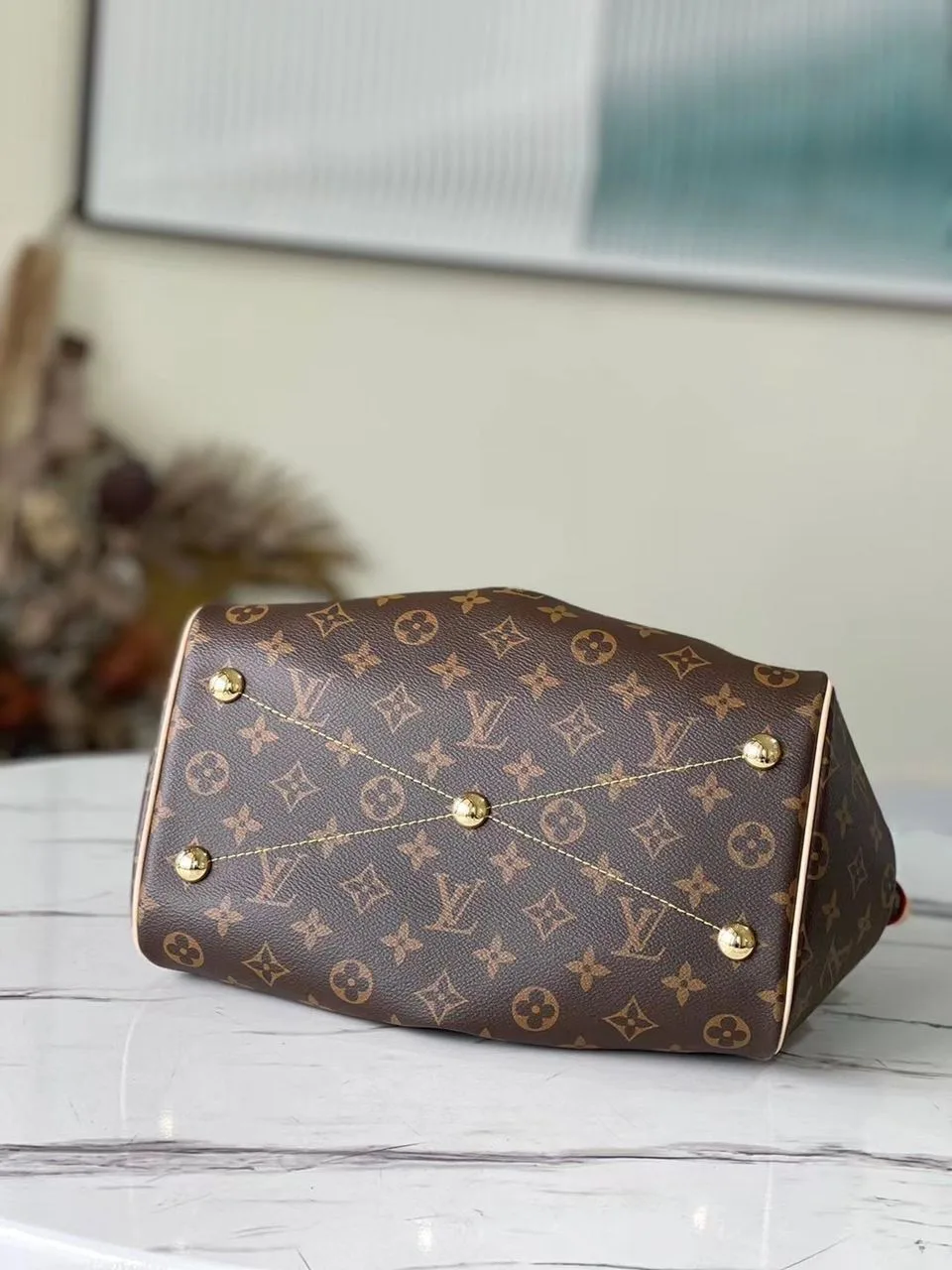 Louis Vuitton Tivoli PM Bag Monogram Canvas Brown / - Image 4