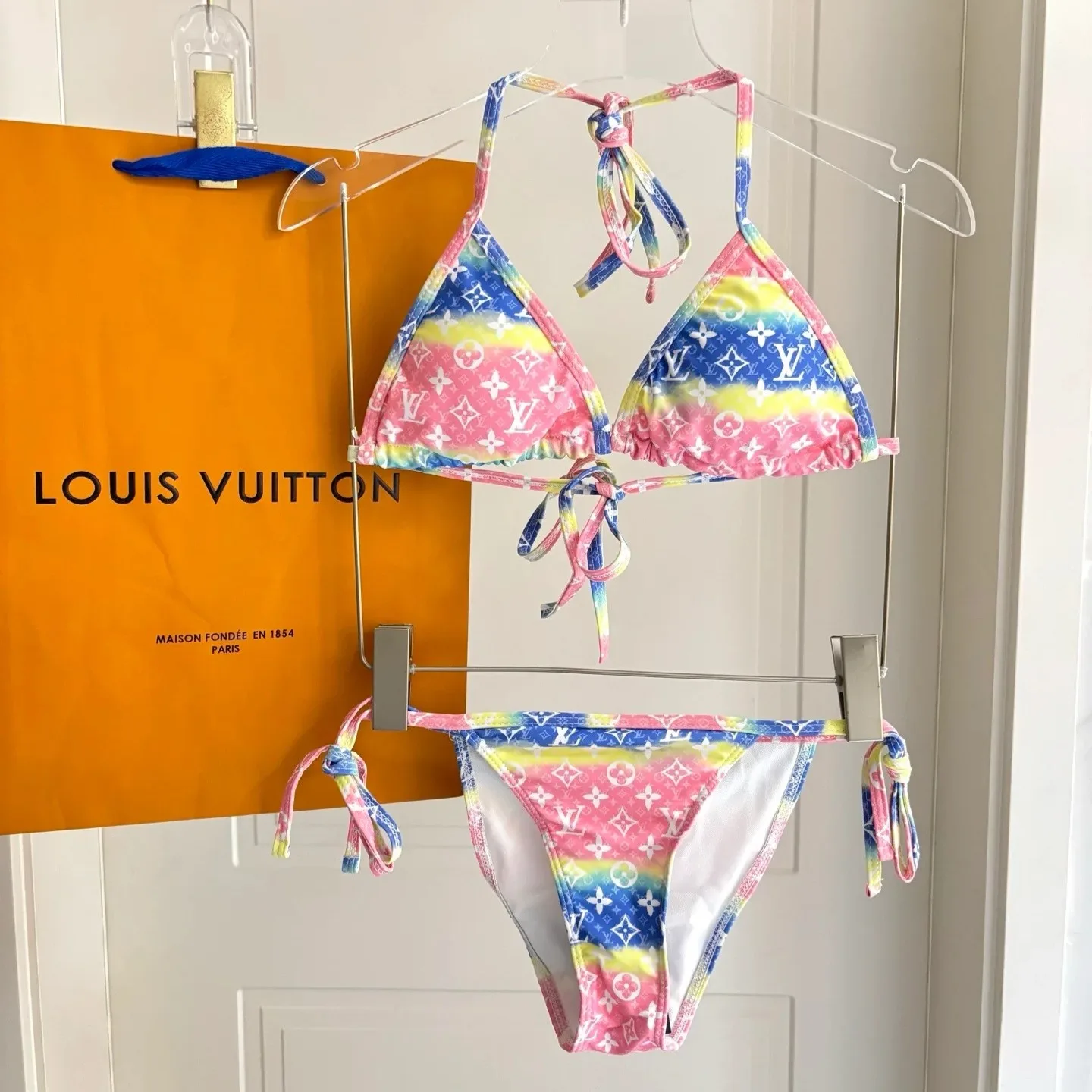 Louis Vuitton Triangle Bikini Multicolor Monogram Escale - Image 3