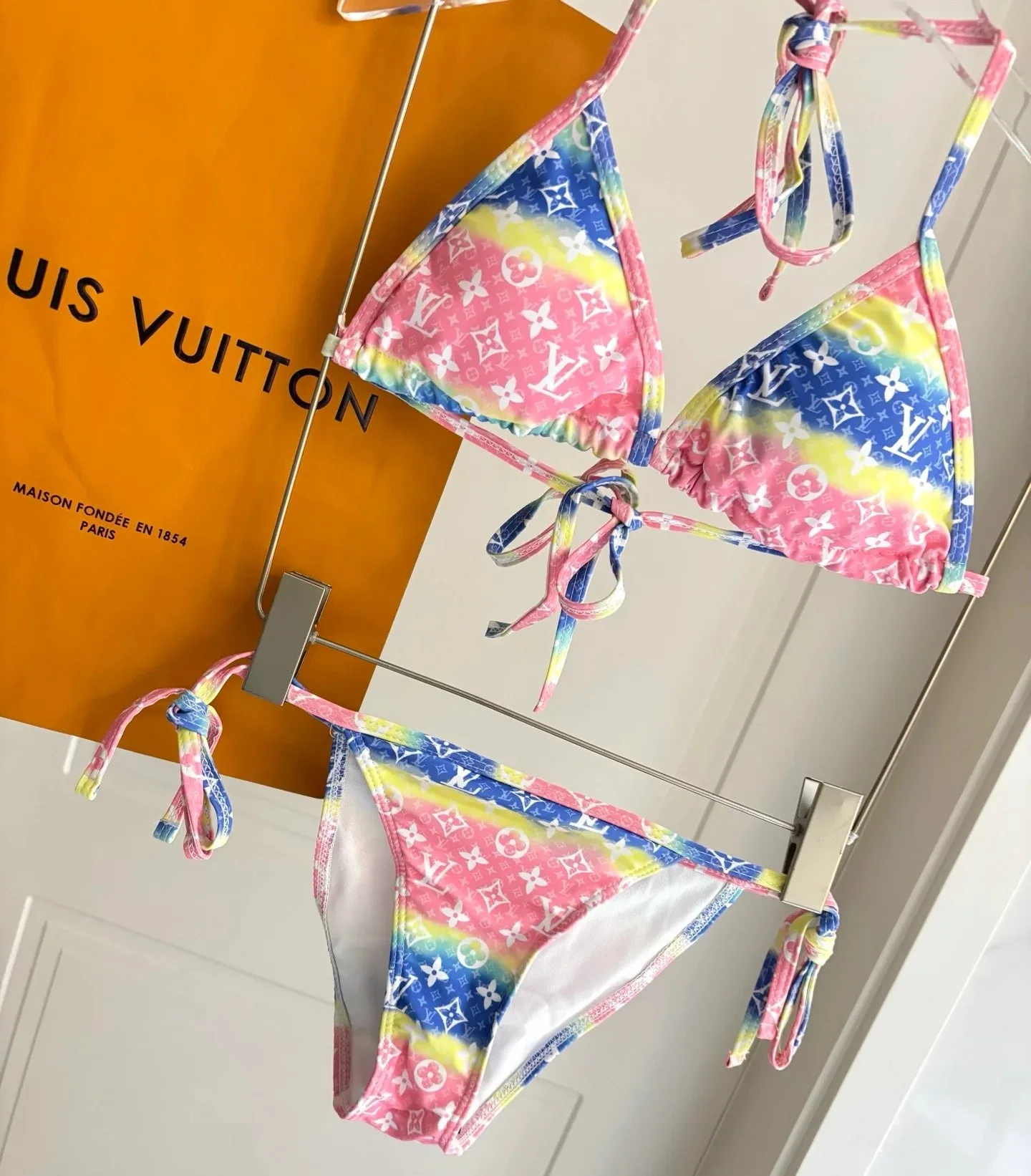 Louis Vuitton Triangle Bikini Multicolor Monogram Escale - Image 4