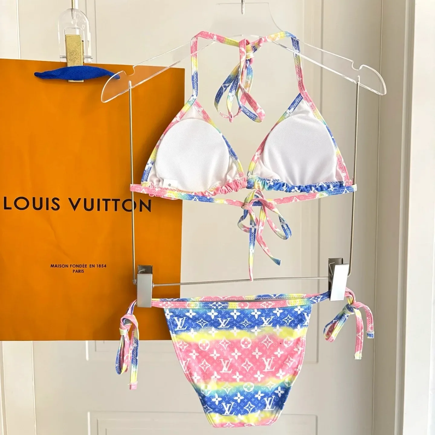 Louis Vuitton Triangle Bikini Multicolor Monogram Escale - Image 5