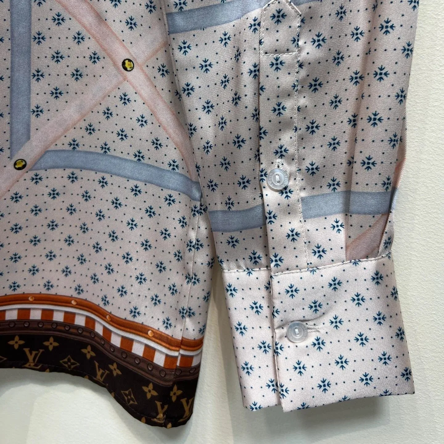 Louis Vuitton Trunk Print Shirt Pink - Image 9