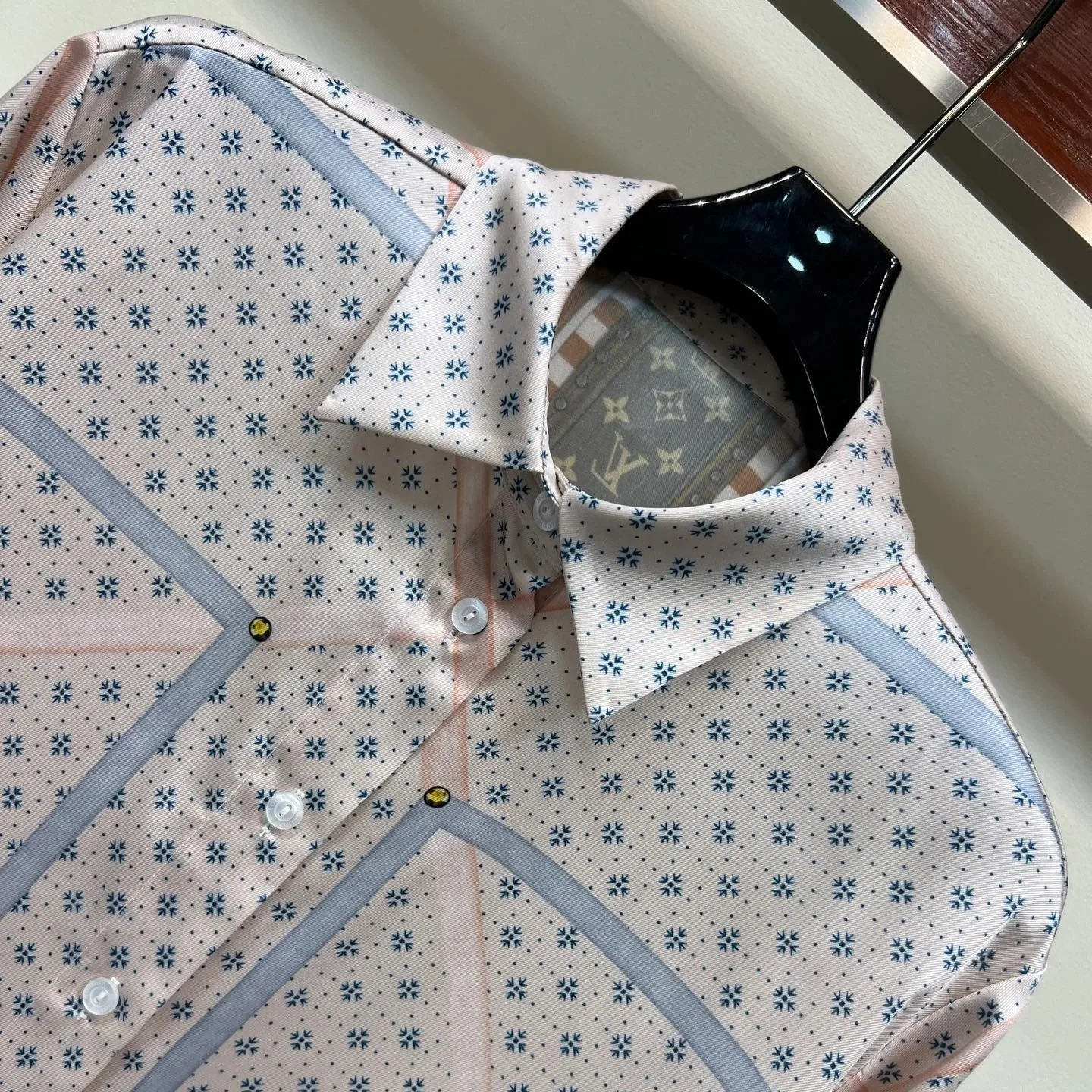 Louis Vuitton Trunk Print Shirt Pink - Image 5