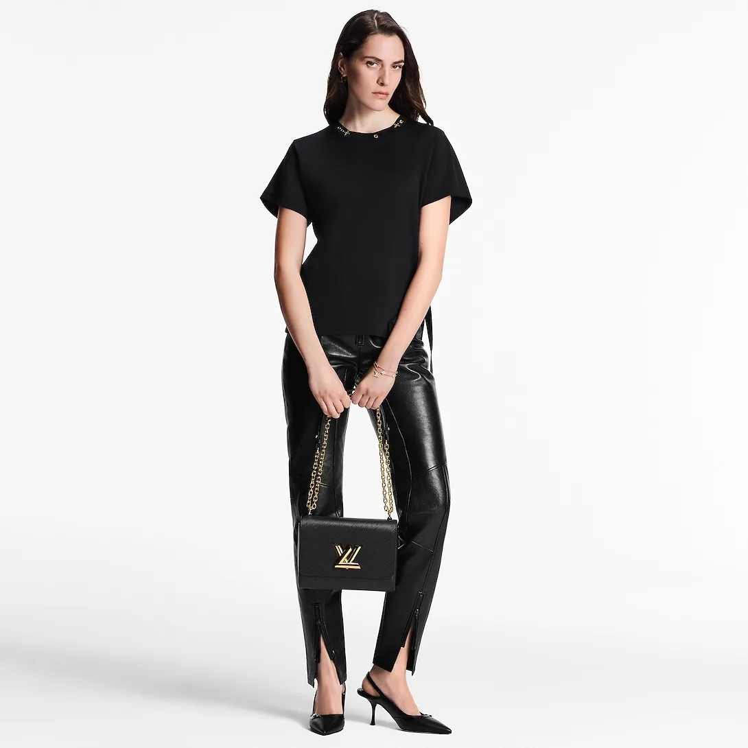 Alternative view of Louis Vuitton Twist MM Epi Black /