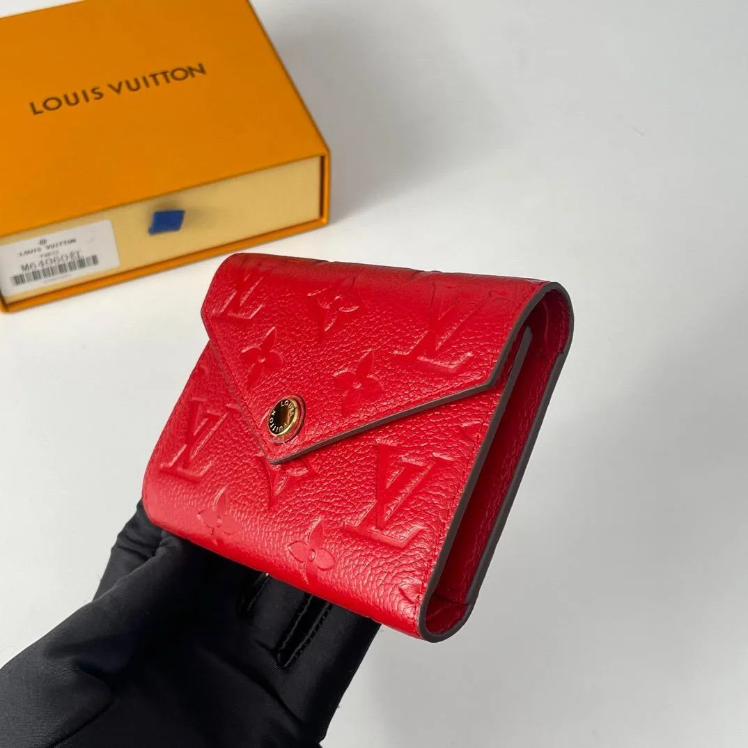 Louis Vuitton Victorine Wallet Scarlet Red - Image 3