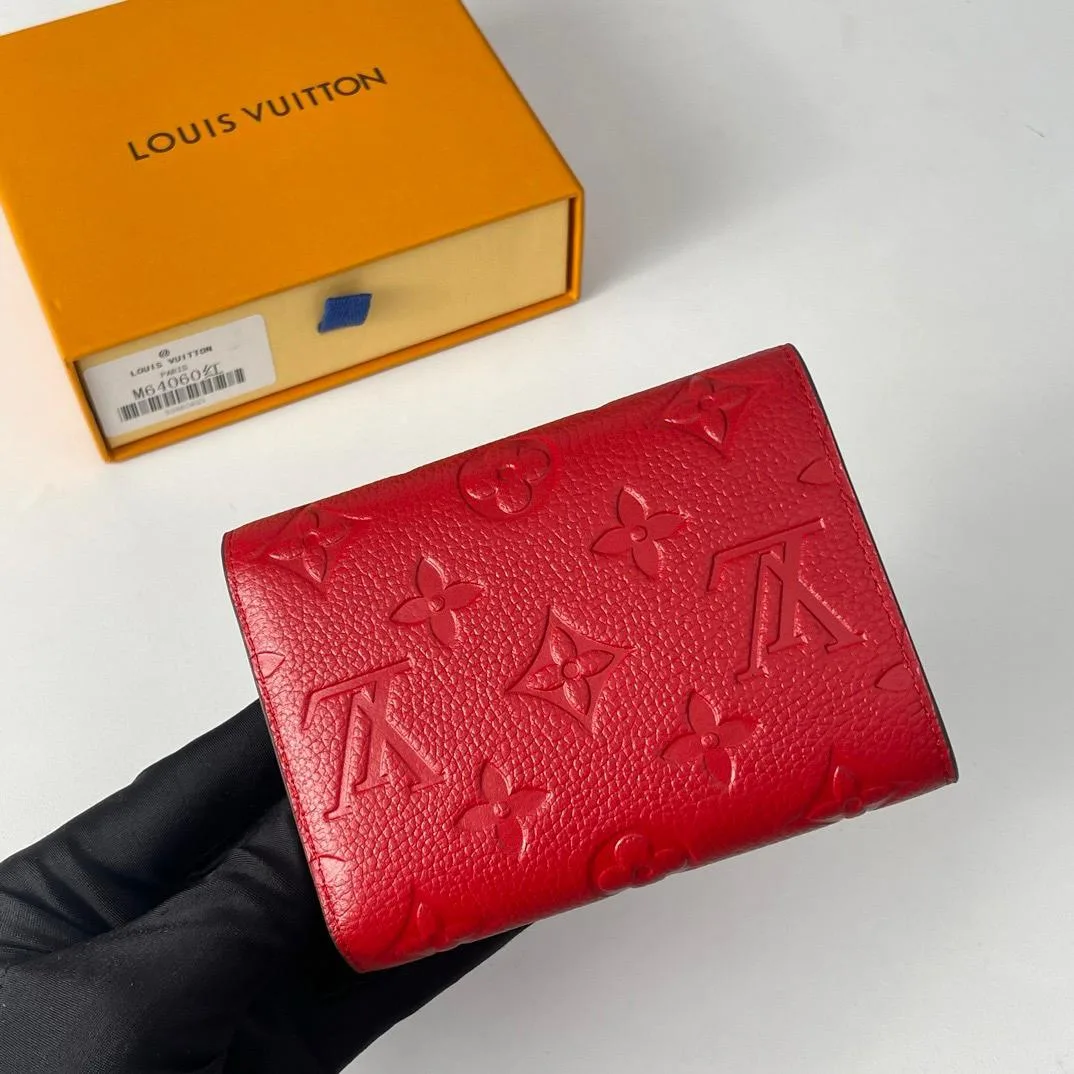 Louis Vuitton Victorine Wallet Scarlet Red - Image 4
