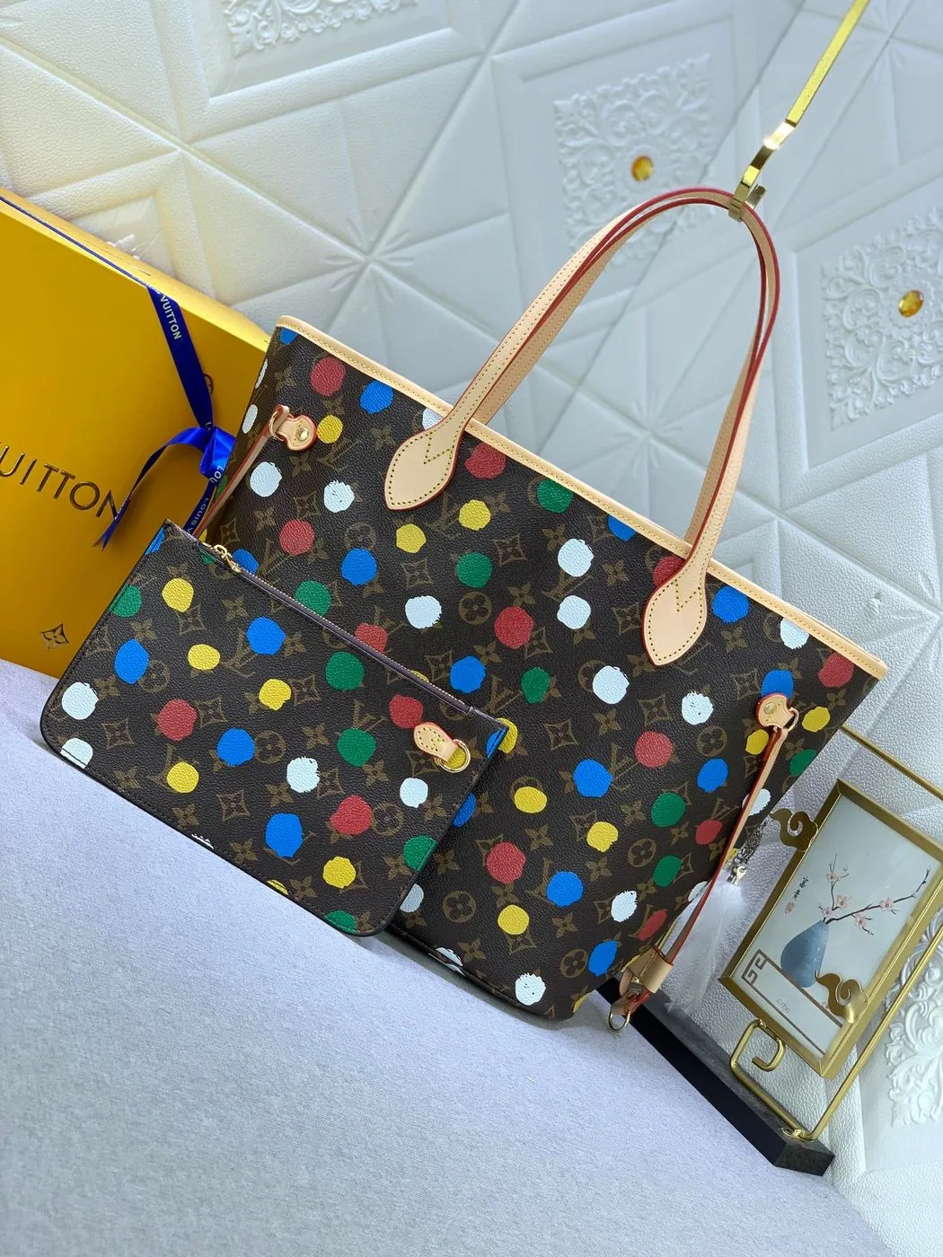 Louis Vuitton LV X YK Neverfull MM / - Image 4