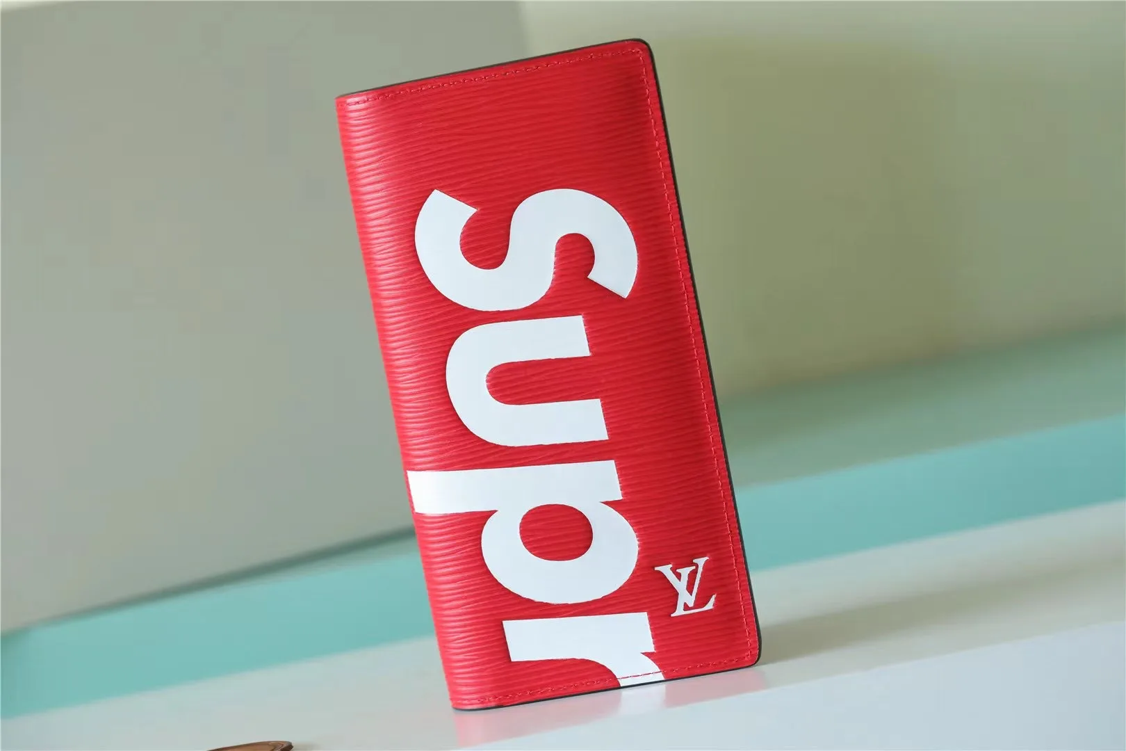 Alternative view of x Supreme Brazza Wallet Red /