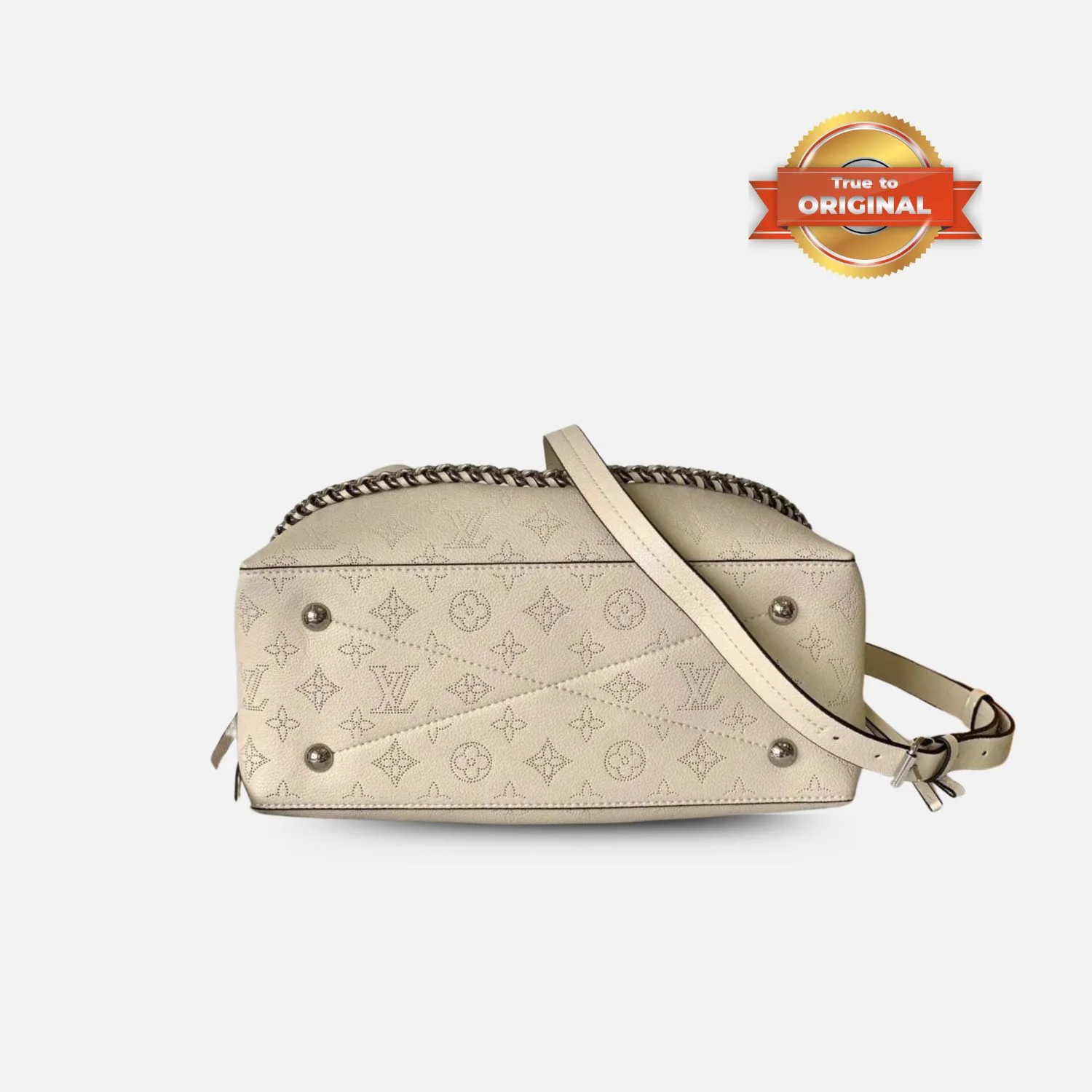 Louis Vuitton Bella Tote Mahina Creme Beige / - Image 5