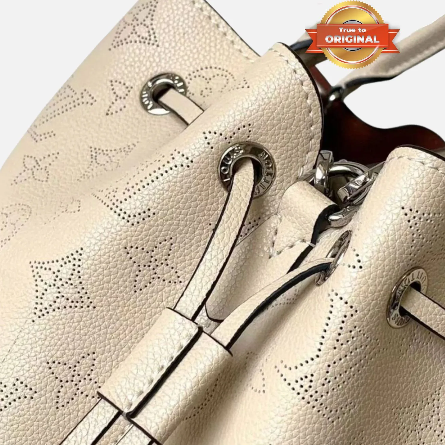 Louis Vuitton Bella Tote Mahina Creme Beige / - Image 7