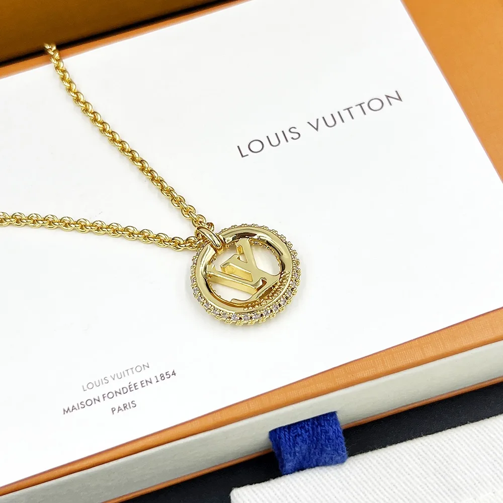 Louis Vuitton Louise By Night Necklace Gold - Image 2