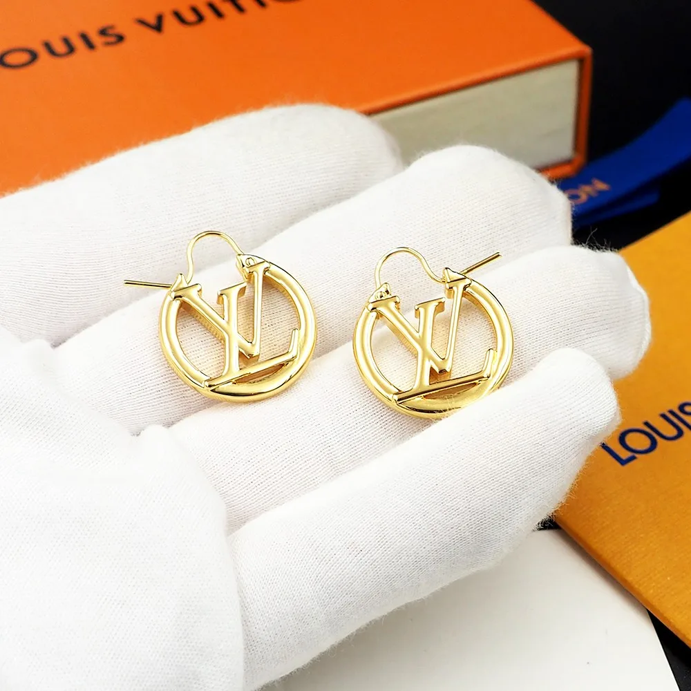 Alternative view of Louis Vuitton Louise PM Earrings Gold