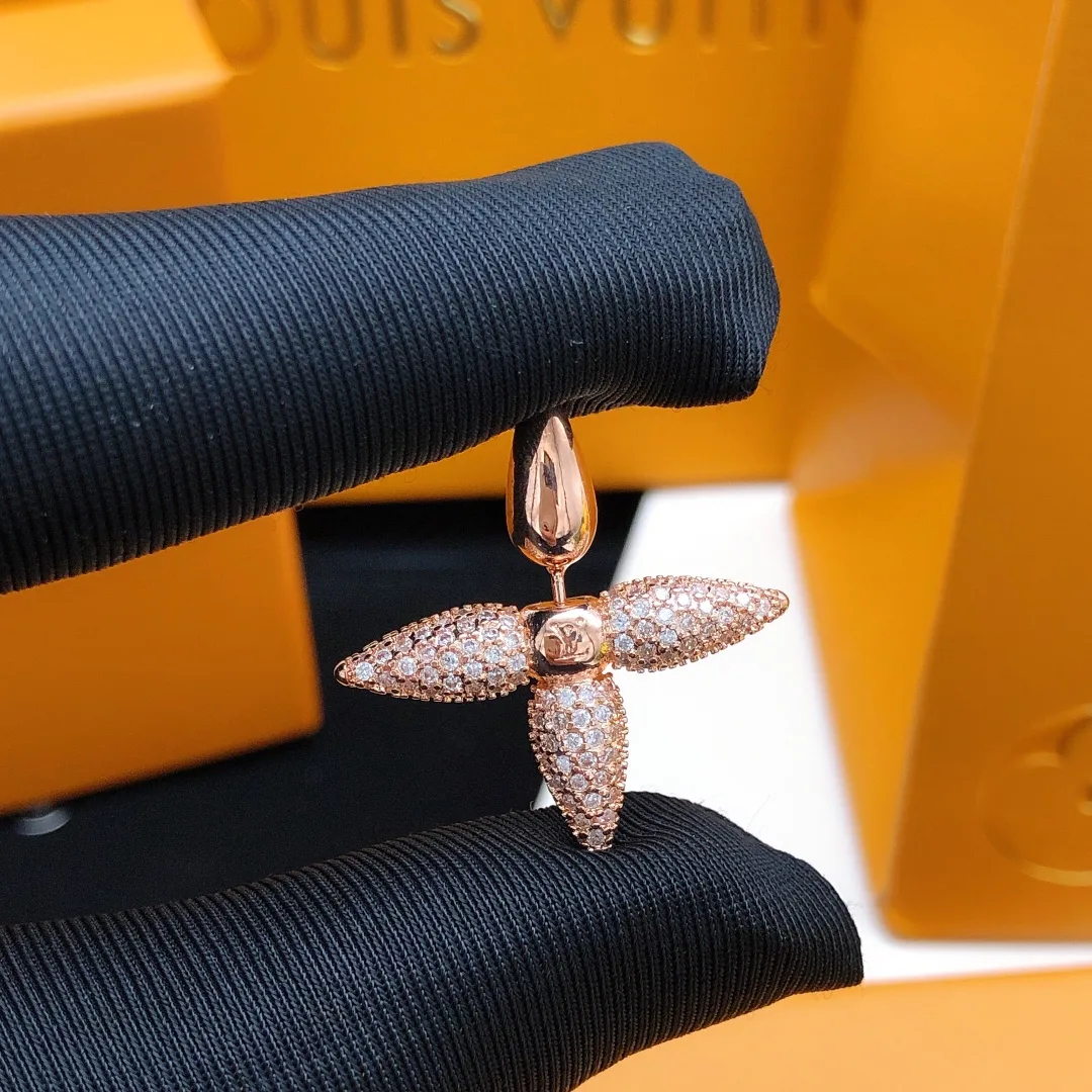 Louis Vuitton Louisette Earrings Gold - Image 6