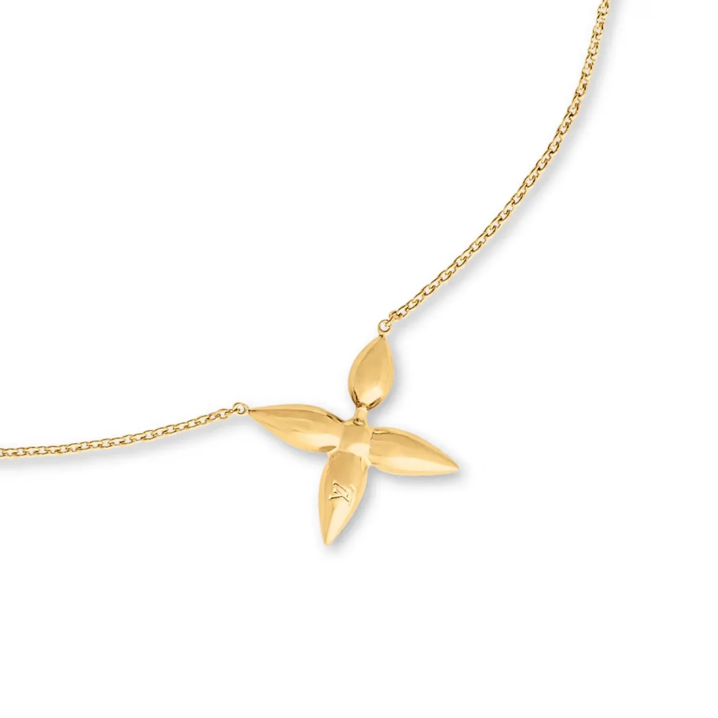 Louis Vuitton Louisette Necklace Gold - Image 3