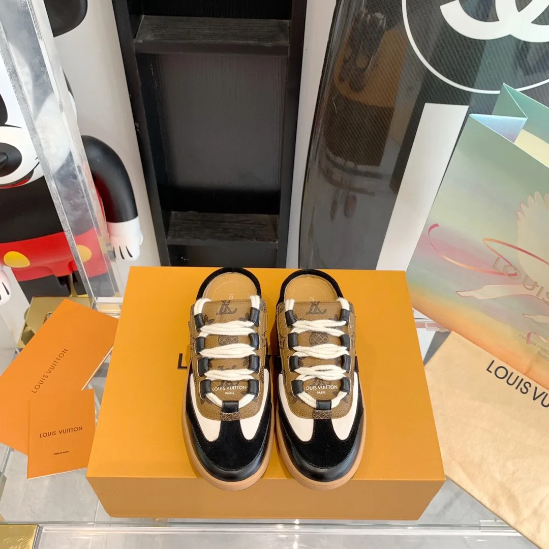Louis Vuitton Lous Sneaker Monogram Canvas Black - Image 3