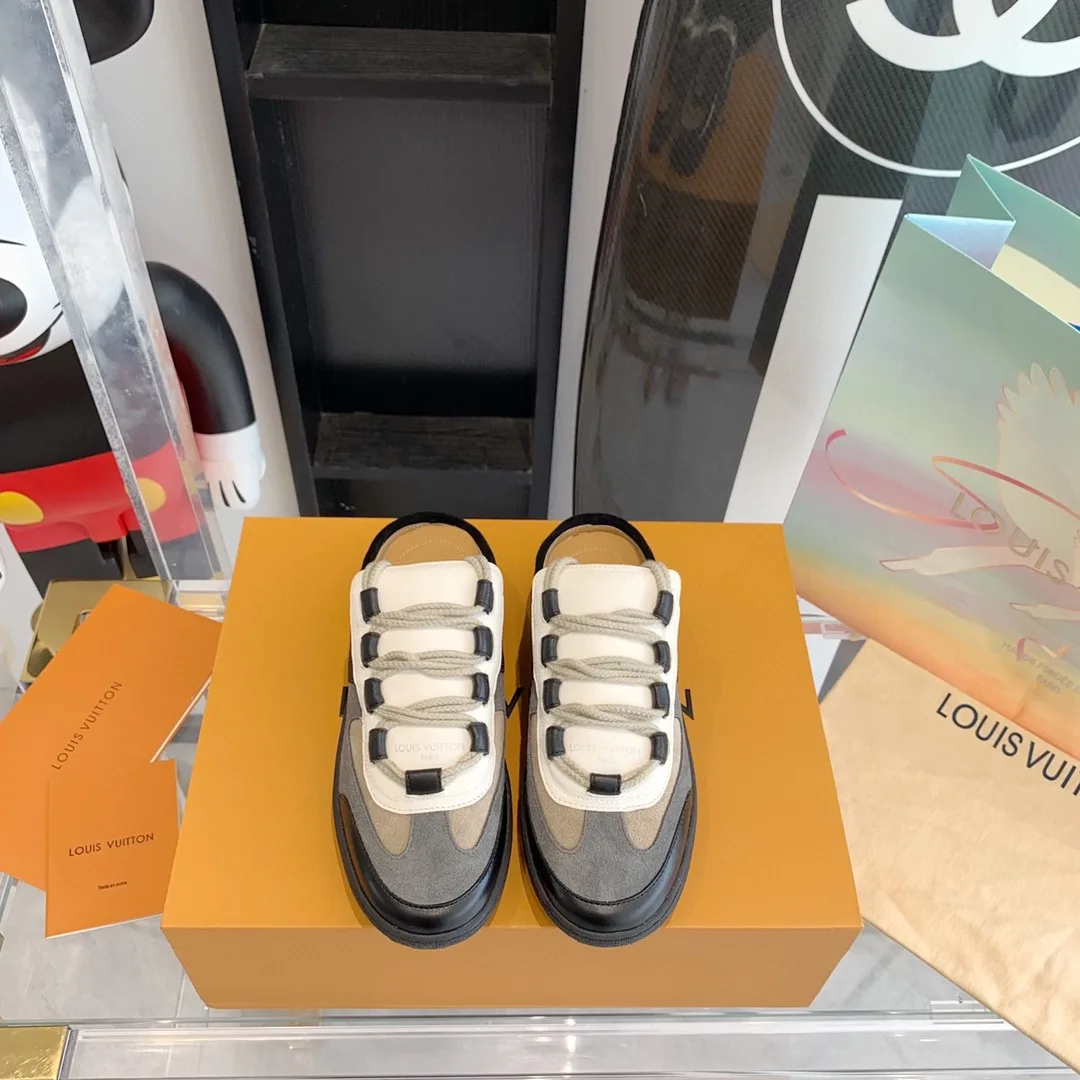 Louis Vuitton Lous Sneaker Monogram Canvas Grey - Image 9