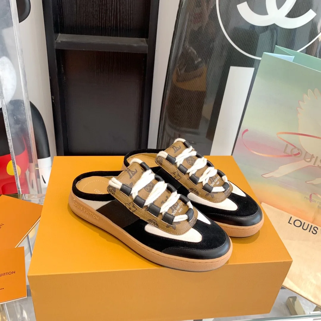 Louis Vuitton Lous Sneaker Monogram Canvas Black - Image 4