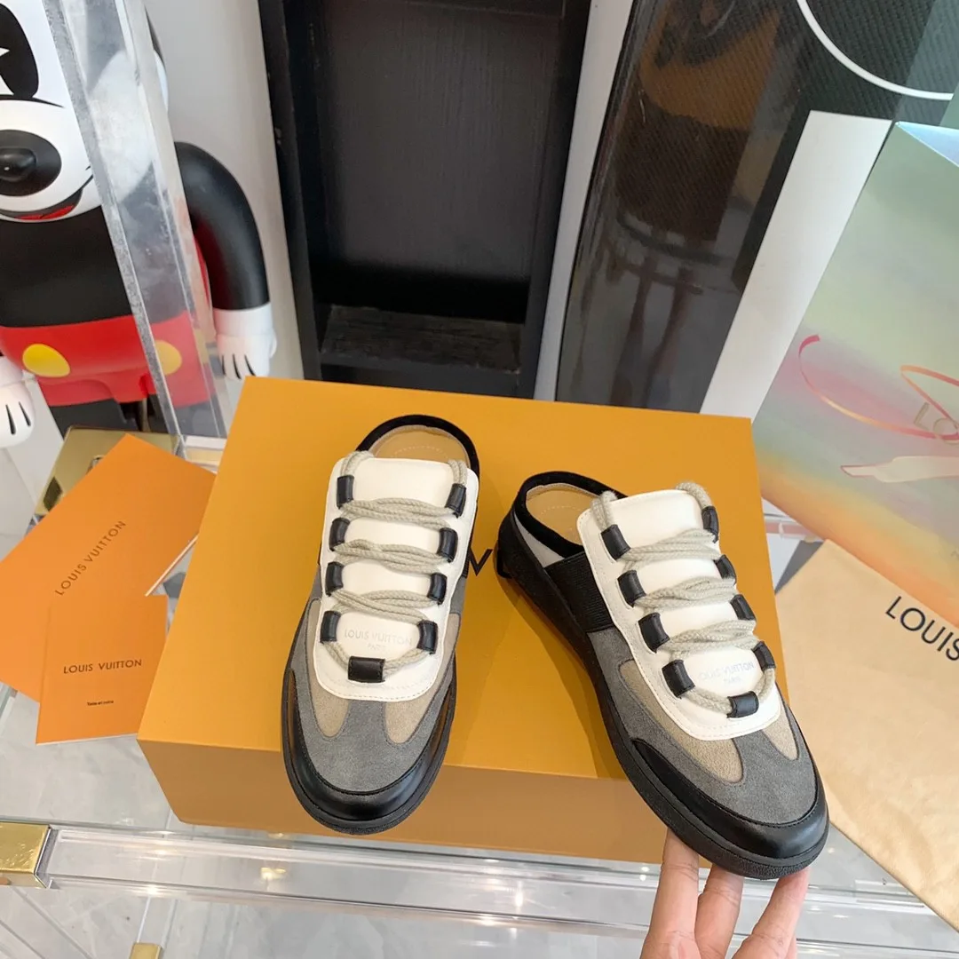 Louis Vuitton Lous Sneaker Monogram Canvas Grey - Image 6