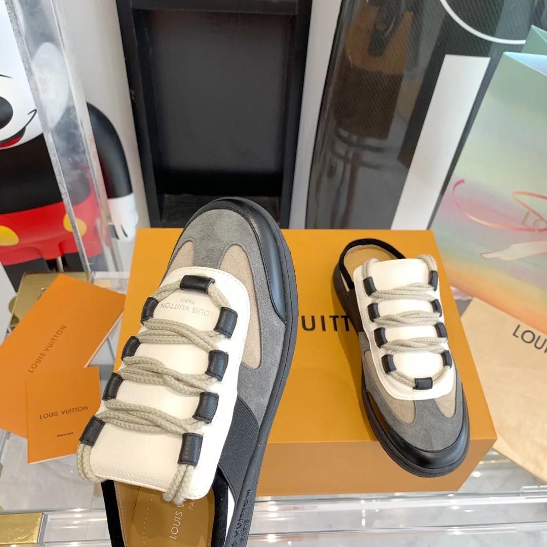 Louis Vuitton Lous Sneaker Monogram Canvas Grey - Image 5