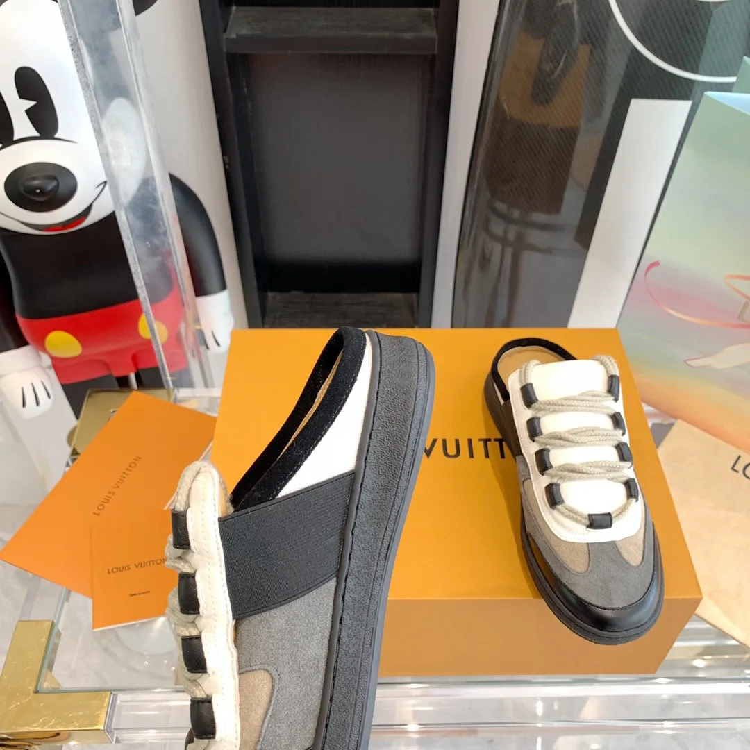 Louis Vuitton Lous Sneaker Monogram Canvas Grey - Image 4
