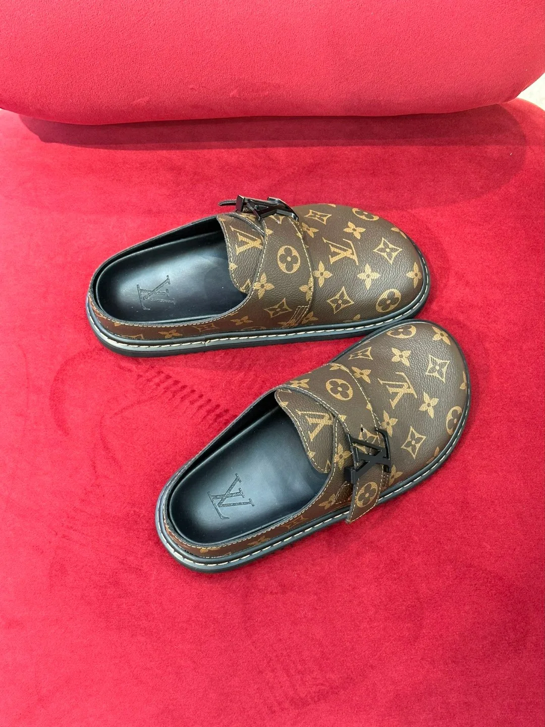 Louis Vuitton LV Easy Mule Monogram Canvas Brown - Image 4