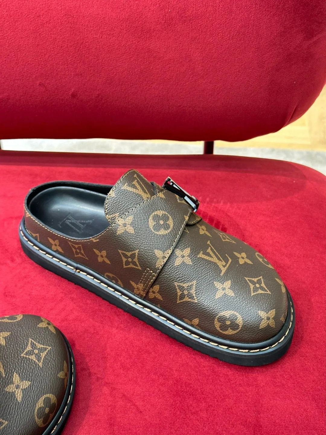 Louis Vuitton LV Easy Mule Monogram Canvas Brown - Image 5