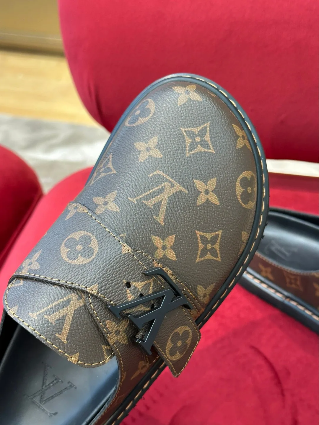 Louis Vuitton LV Easy Mule Monogram Canvas Brown - Image 6