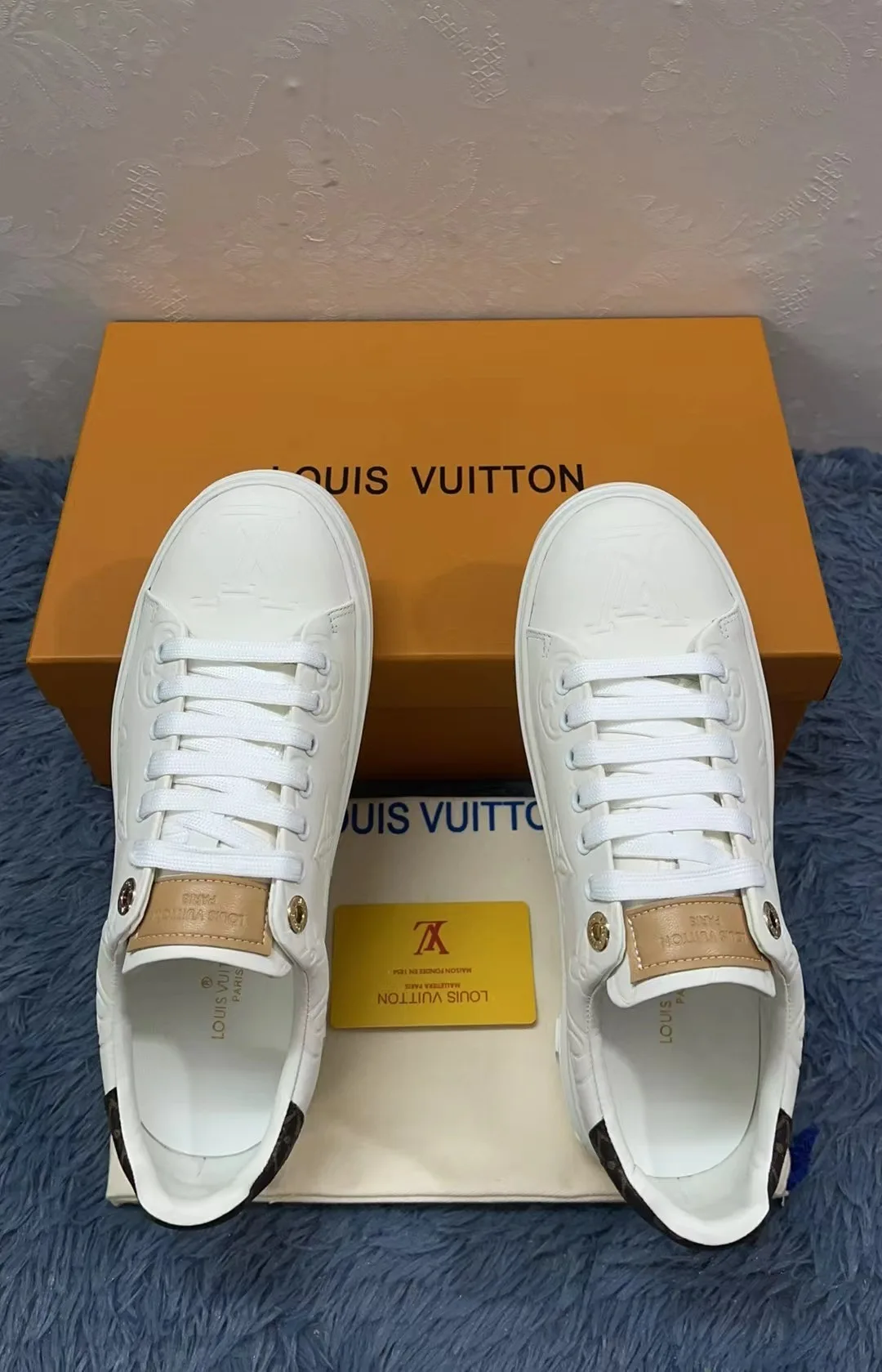 Louis Vuitton Time Out Sneaker White/Brown - Image 7