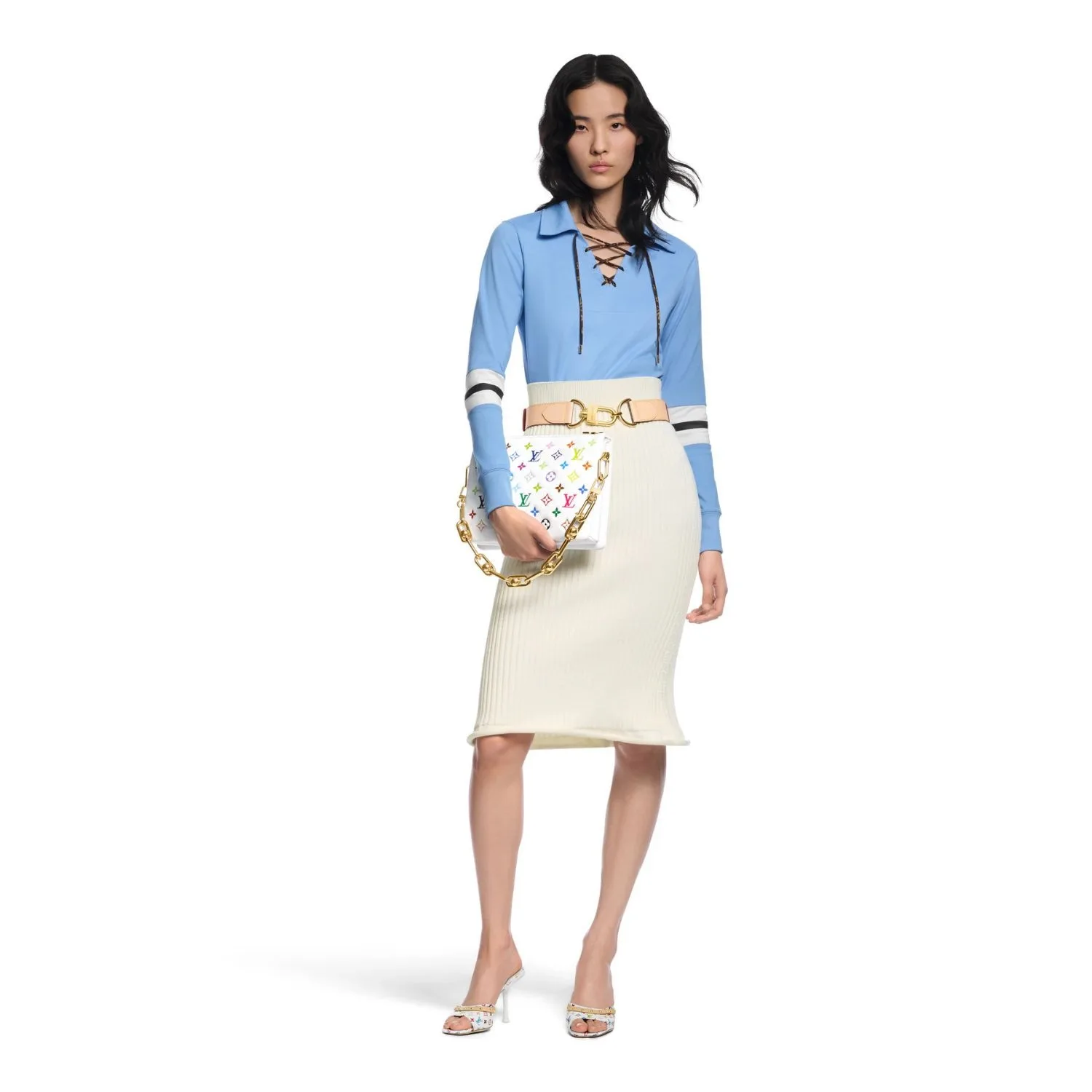 Alternative view of Louis Vuitton LV x TM Coussin PM Shoulder Bag / Multicolored Gold Hardware