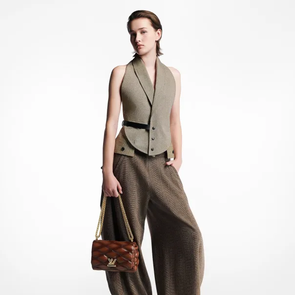 Louis Vuitton GO- Tan Bag - 9.1 Inches/ - Image 5