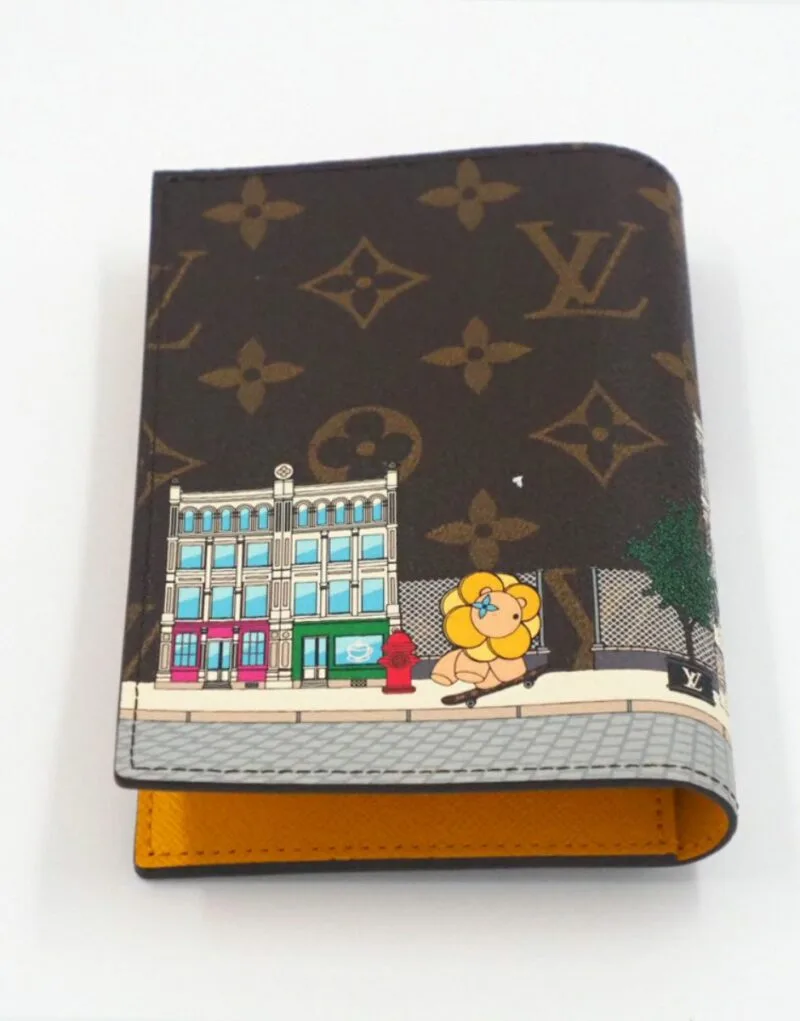 Louis Vuitton Vivienne Passport Cover Monogram Yellow 5.5Inches/ - Image 5