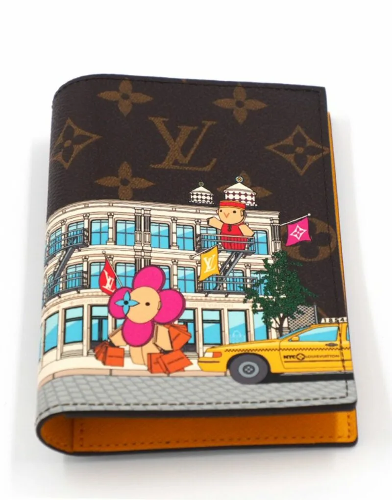 Louis Vuitton Vivienne Passport Cover Monogram Yellow 5.5Inches/ - Image 2