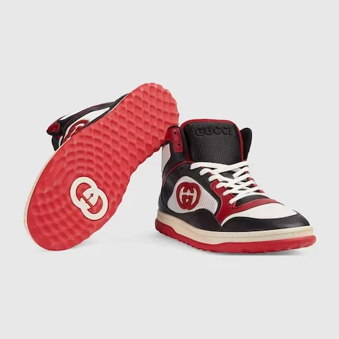 Gucci Men Mac80 High Top Sneaker - Image 5