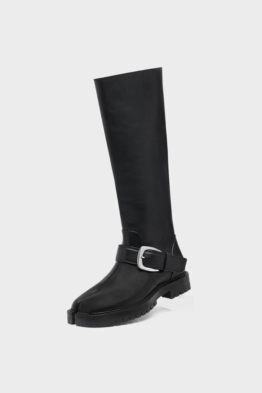 Alternative view of Maison Margiela Tabi Country Knee High Boots Black S58WW0162P3292H8396