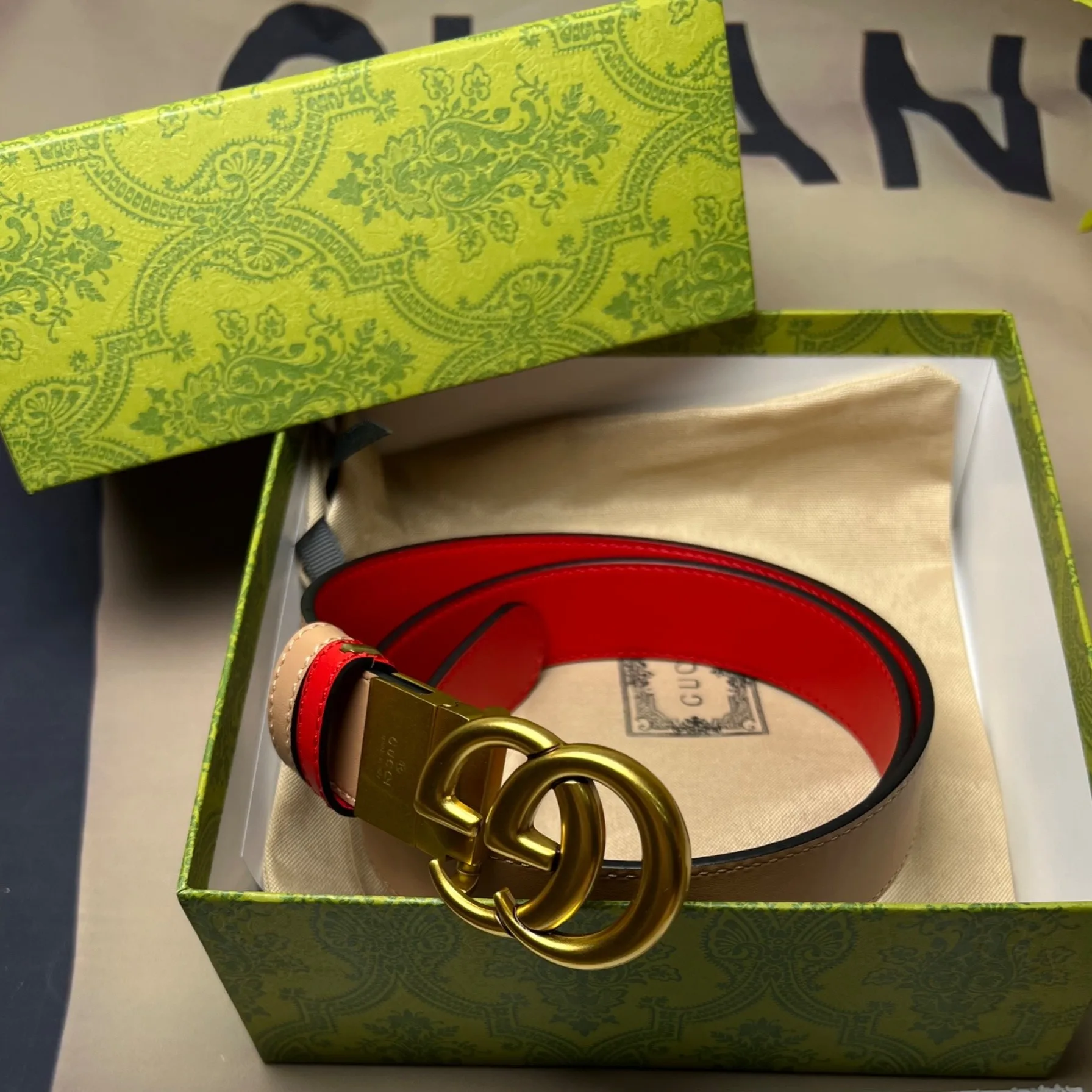 Gucci Marmont Reversible Belt Brown 659416_0YATC_2742 - Image 3