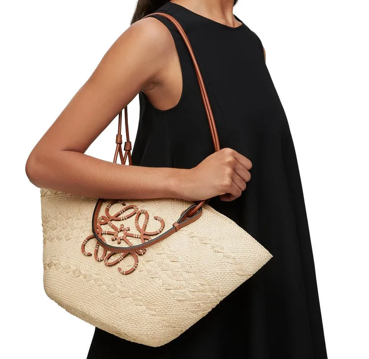 Alternative view of Loewe Medium Anagram Basket Bag Beige 18.1 Inches/ A223T43X02
