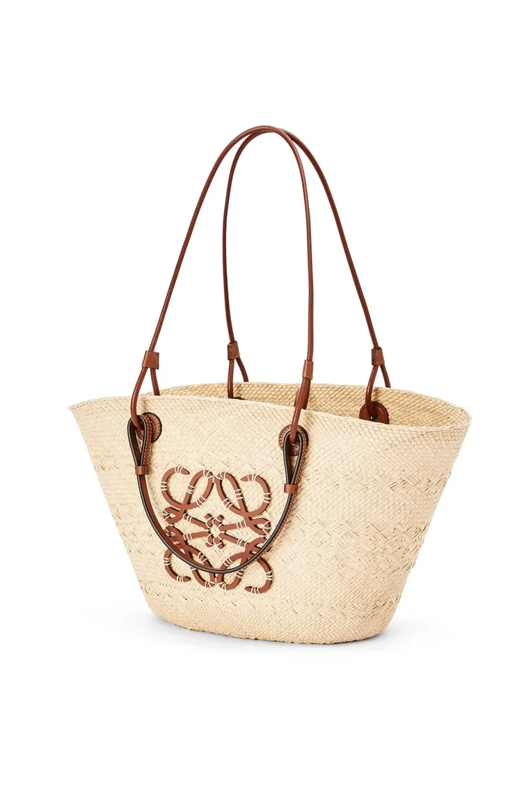 Loewe Medium Anagram Basket Bag Beige 18.1 Inches/ A223T43X02 - Image 3