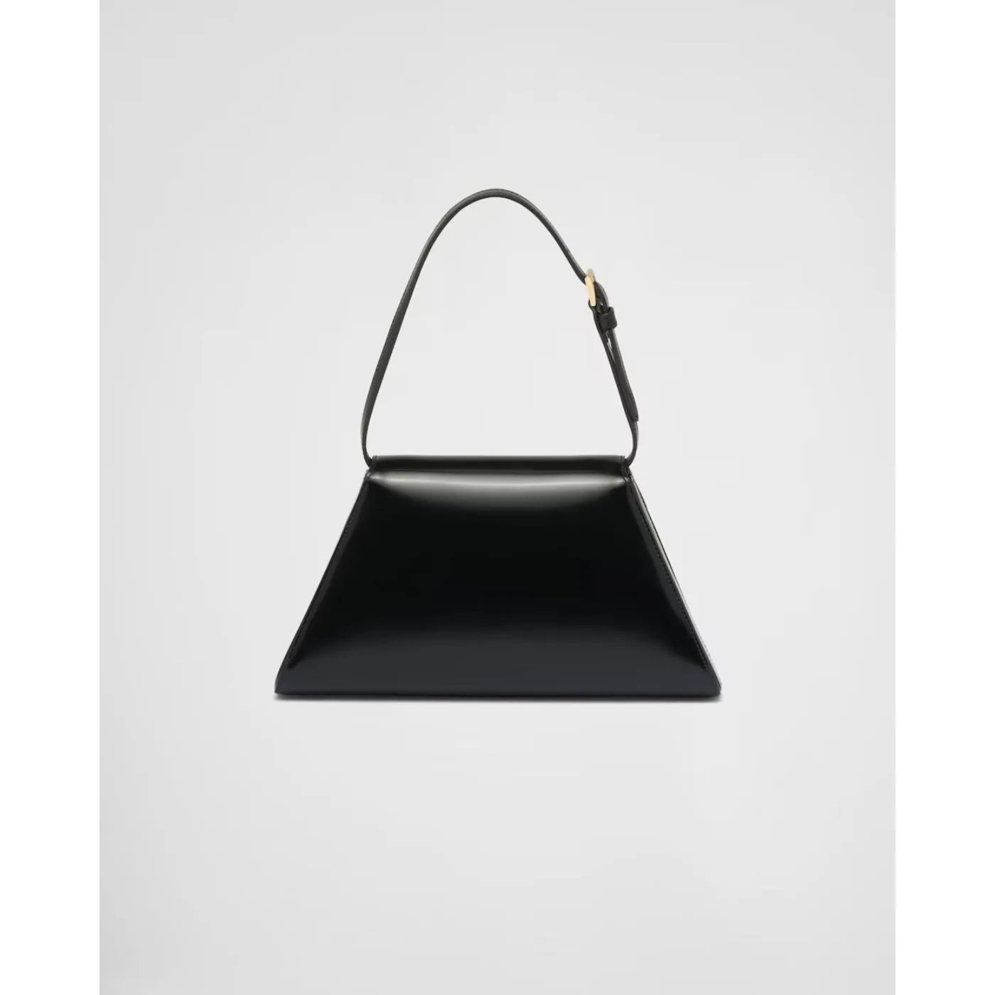 Alternative view of Prada Medium Brushed Leather Black Handbag 1BD343_ZO6_F0002_V_OOO- / 11.2 Inches