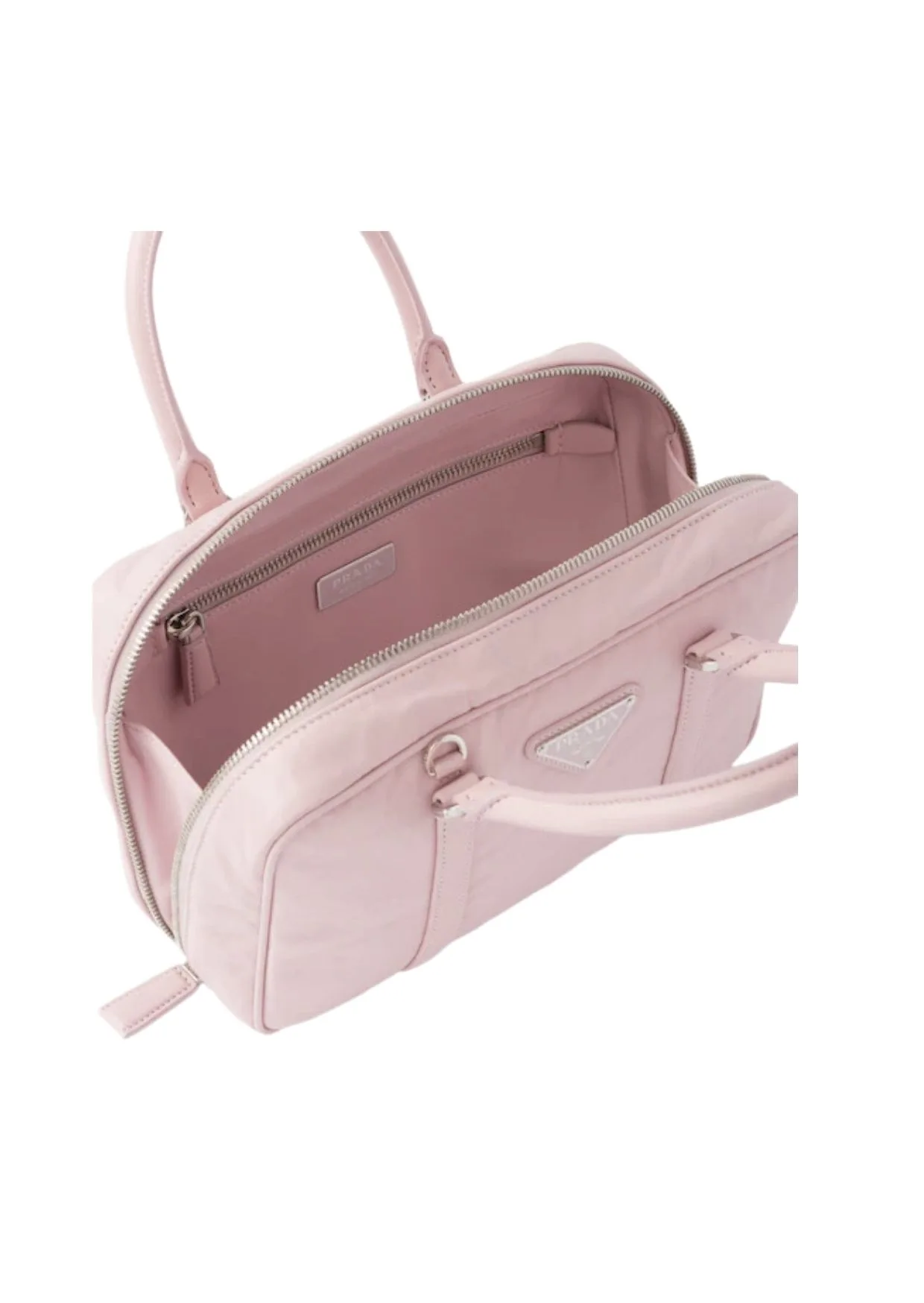 Medium Antique Nappa Top Handle Bag Pink 1BB092_UVL_F0E18_V_T2O - Image 3