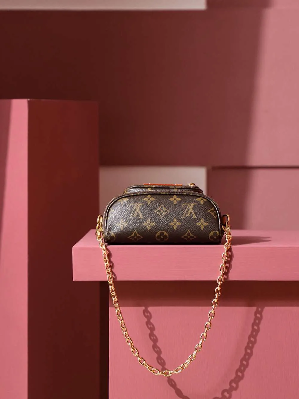 Alternative view of Louis Vuitton Mini Bumbag Shoulder / Brown Gold Hardware
