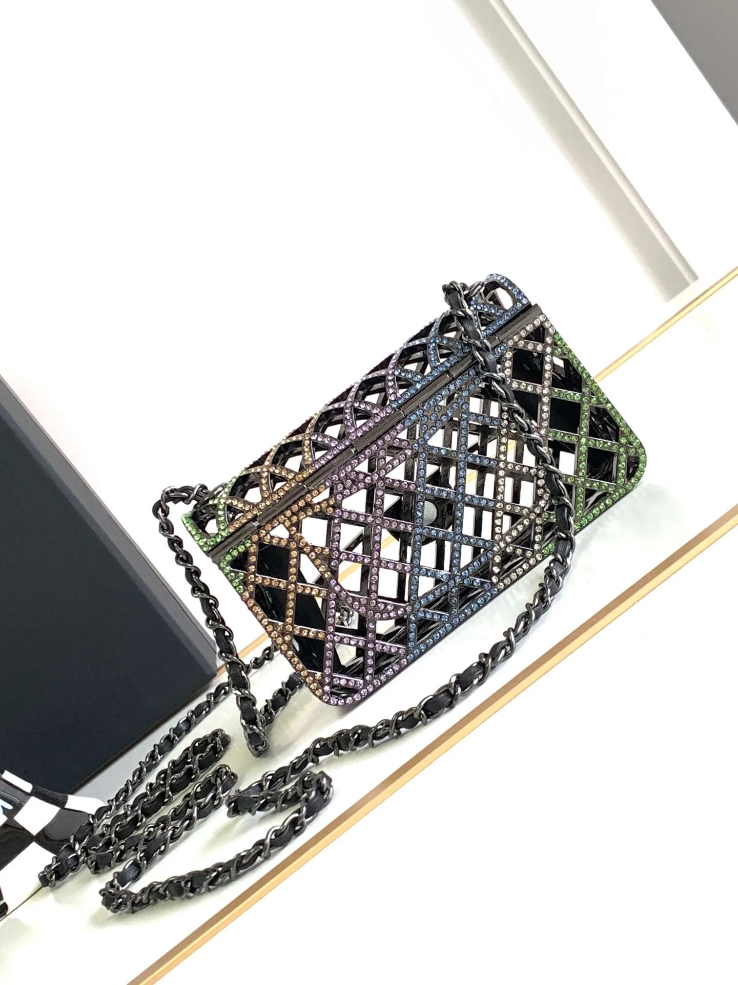 Chanel Mini Evening Bag Multicolor / - Image 3