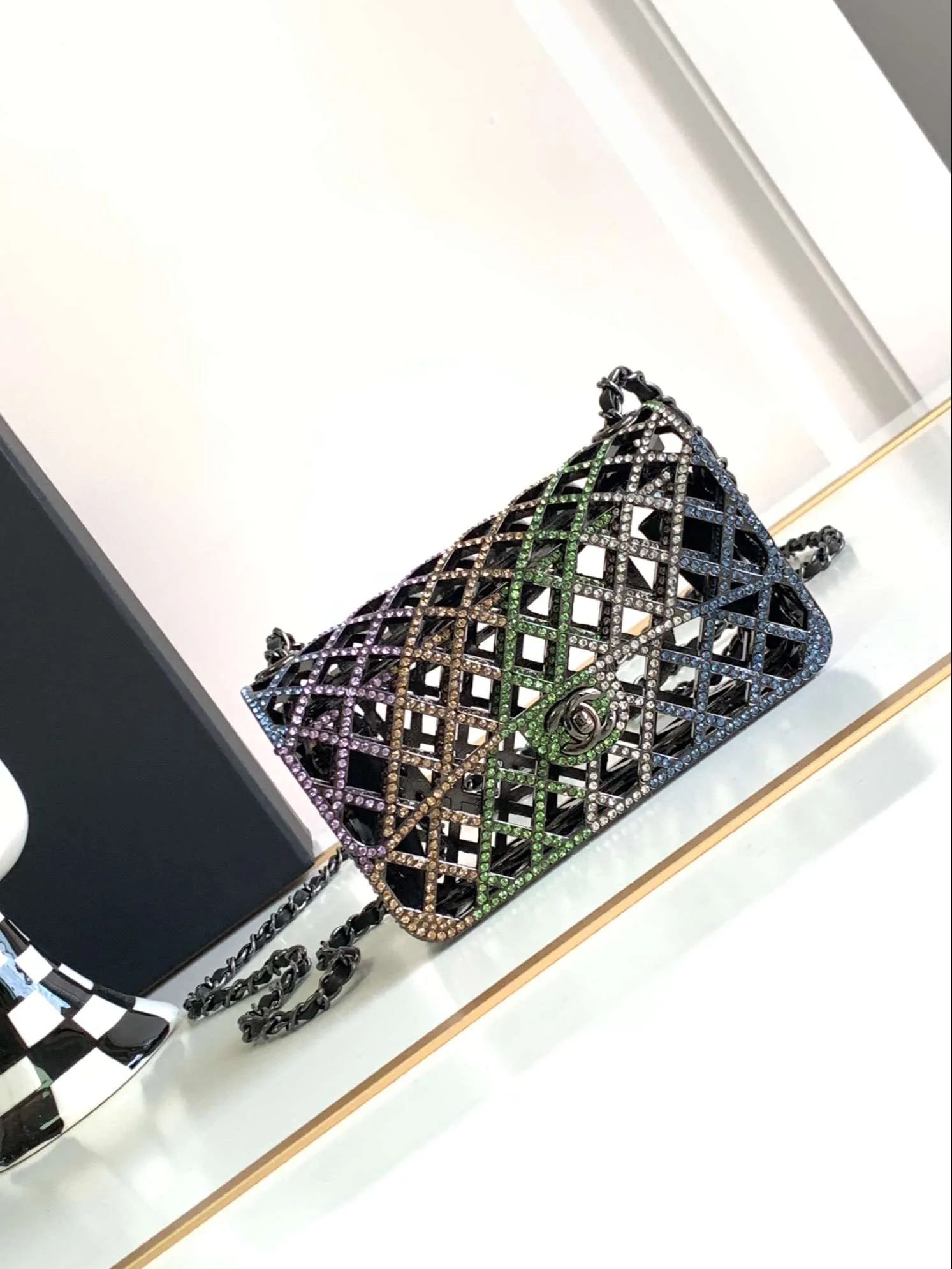 Chanel Mini Evening Bag Multicolor / - Image 9